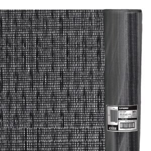 Rollo de malla sombra 80%, monofilamento negro, 1.85m x 25m