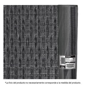 Rollo de malla sombra 80%, monofilamento negro, 1.85m x 50m