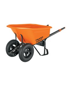 Carretilla 7ft3 Expert Plástica, 2 llantas, bastidor metálico, ideal para cargas pesadas, clave 103007 - Expert