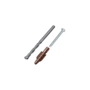 Kit de 20 taquetes 5/16'con pijas #10 y 1 broca 5/16', FIERO