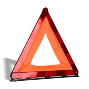 Triángulo reflejante económico (17”) MIKELS TR-17E
