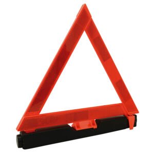 Triángulo reflejante con base con arena, 17" Surtek TRF171