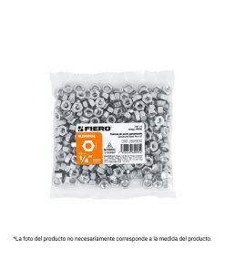 Bolsa con 50 Tornillos 3/8' x 3/4' Acero Grado 5, perfectos para trabajos duraderos, clave FIERO 44826