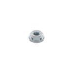 Bolsa con 100 tuercas flange, 1/4', acero galvanizado, FIERO