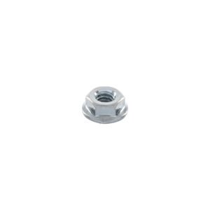 Bolsa con 100 tuercas flange, 1/4', acero galvanizado, FIERO