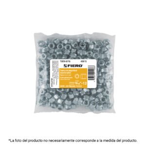 Bolsa con 100 tuercas de seguridad, 3/8' , FIERO