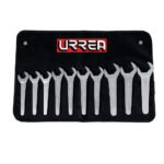Juego de llaves de servicio satinadas métricas, 10 piezas Urrea U3500AM