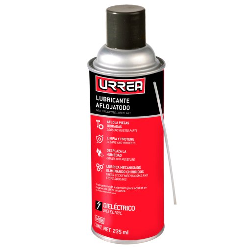 Aceite aflojatodo dieléctrico 235 ml Urrea U40B