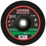 Disco abrasivo tipo 27 para piedra 9" x 1/8" Urrea U419