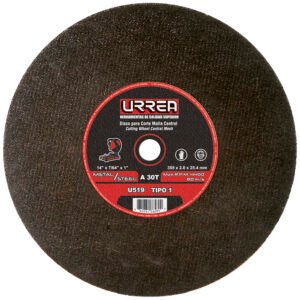Disco abrasivo tipo 1 para metal 14" x 7/64" Urrea U519