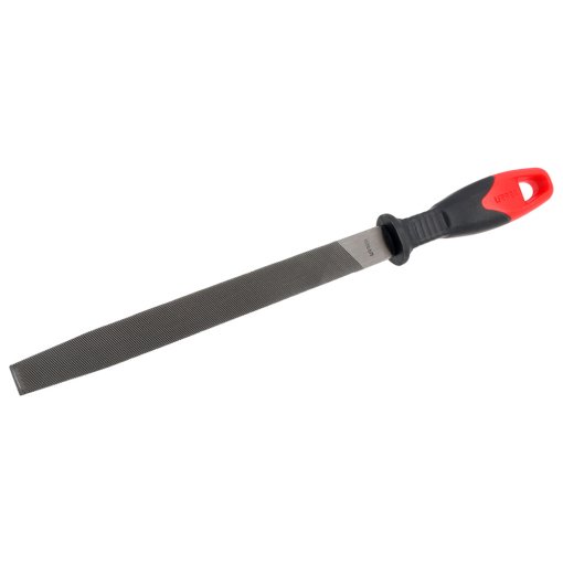 Lima plana bastarda con mango bimaterial 8" Urrea UFPBB8