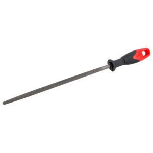 Lima redonda bastarda con mango bimaterial 8" Urrea UFRBB8