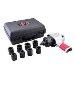 Juego de pistola de impacto neumática cuadro de 3/4" y accesorios en pulgadas, 10 piezas Urrea UP776K