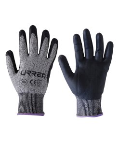 Guante de fibra tipo Supraneema anti-corte con recubrimiento de nitrilo espumoso M Urrea USGDM