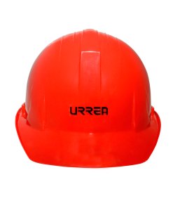 Casco de seguridad con ajuste de 4 puntos, color rojo Urrea USH01R