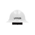 Casco de seguridad con ajuste de matraca color blanco, ala completa Urrea USH04W