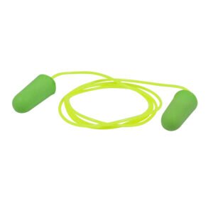 Tapones desechables de alta visibilidad color amarillo para oídos SNR 33 dB Urrea USTO4
