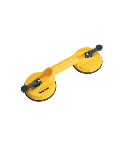 Ventosa de plástico para vidrio, 2 copas de succión, herramienta versátil para manipular vidrios de mayor tamaño, PRETUL, clave 23051.