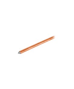 Varilla Volteck de 1.5 m acero revestido de cobre de 1/2" - Tecnología de dispersión geoeléctrica para sistemas de tierra que garantiza derivación eficiente de sobrecargas hacia el suelo (Clave 46124)