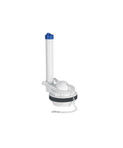 Válvula de Descarga de 3' para WC de 2 Pzas, Cadena Plástica, Durabilidad y Estilo para Instalaciones de WC, Clave 46223, FOSET