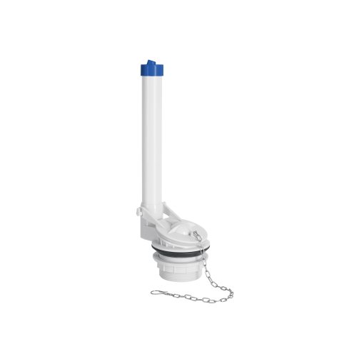 Válvula de Descarga de 2' para WC de 2 Pzas, Cadena Inox, Resistencia Alta para Instalaciones de WC, Clave 45306, FOSET