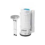 Válvula descarga dual 2' para WC de 1 pieza, con botón dual