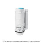 Válvula descarga dual 2' para WC de 2 piezas, con botón dual