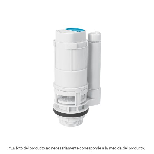 Válvula de Descarga Dual para WC 3' con Empaque y Botón, Alta Durabilidad y Estilo, Clave 44169, FOSET