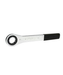 Llave de estrías pulido espejo plana de matraca en pulgadas, 12 puntas, 1-5/16" Urrea WER42