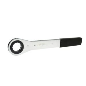 Llave de estrías pulido espejo plana de matraca en pulgadas, 12 puntas, 1-7/8" Urrea WER60