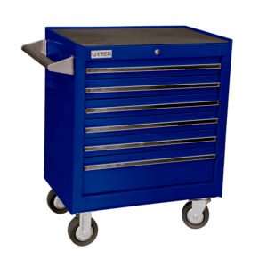 Gabinete móvil 6 gavetas 27" azul serie X Urrea X27M6A