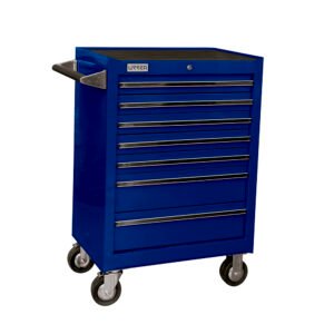 Gabinete móvil 7 gavetas 27" azul serie X Urrea X27M7A