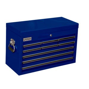 Gabinete superior 9 gavetas 27" azul serie X Urrea X27S9A