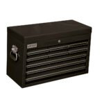 Gabinete superior 9 gavetas 27" negro serie X Urrea X27S9N