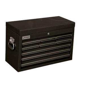 Gabinete superior 9 gavetas 27" negro serie X Urrea X27S9N