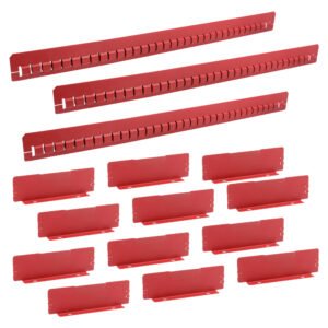 Juego de separadores de gaveta 10" serie X, 15 piezas Urrea X28-S10