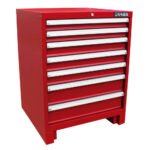 Gabinete fijo 7 gavetas 28" serie X Urrea X28F7