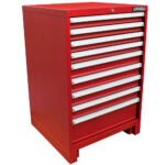 Gabinete fijo 9 gavetas 28" serie X Urrea X28F9