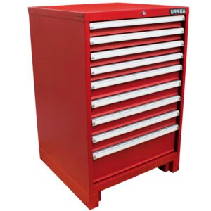 Gabinete fijo 9 gavetas 28" serie X Urrea X28F9