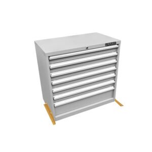 Gabinete modular fijo 7 gavetas 35" serie X Urrea X35F7