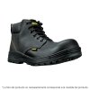 Bota de seguridad negra, #25, casquillo de poliamida, ideal para ambientes de trabajo con riesgos mecánicos, PRETUL, clave 25990.