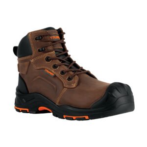 Bota de seguridad café, #28 casquillo de aramida, TRUPER