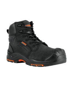 Bota de Seguridad Negra para Uso Eléctrico – Modelo #28 con Tecnología Dieléctrica Antifatiga, Ideal para Entornos de Trabajo Seguro, Clave 15495 – Truper