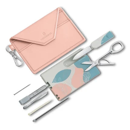 TARJETERO/MULTIHERRAMIENTAS ROSA 10 FUN VICTORINOX