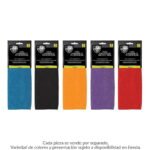 Paño de Microfibra Auto Drive 40x40 cm - Absorción Ultra Rápida para Limpieza Segura de Superficies Delicadas (Varios Colores)