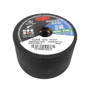 COPA ABRASIVA C/BUJE 3.5" G-60 P/DESBASTE PIEDRA