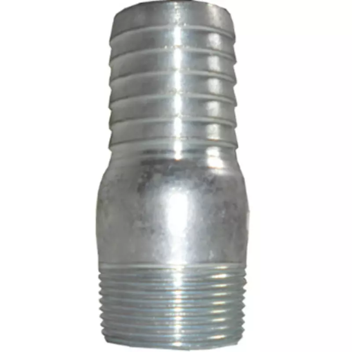 Conector Macho Espiga Galvanizado de 2" - Unión Segura y Resistente para Sistemas de Agua y Gas