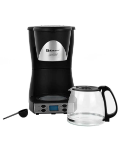 CAFETERA PROGRAMABLE P/12 TAZAS COLOR NEGRO