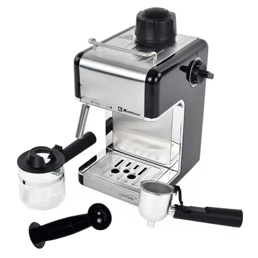 CAFETERA P/ESPRESSO Y CAPPUCCINO P/4 TAZAS 3.5BAR
