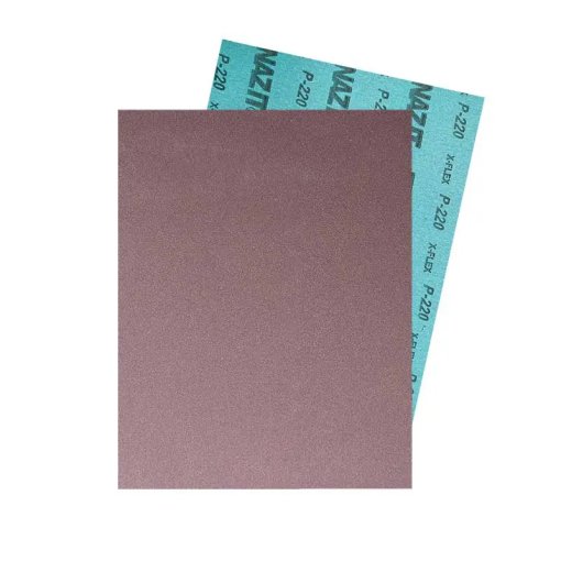 LIJA DE X-FLEX # 220 ROJA OXIDO ALUMINIO TENAZIT